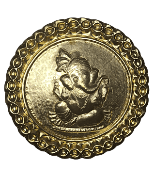 Chamba Thaal  Premium  Brass Plate Handcrafted & Hand Engraved